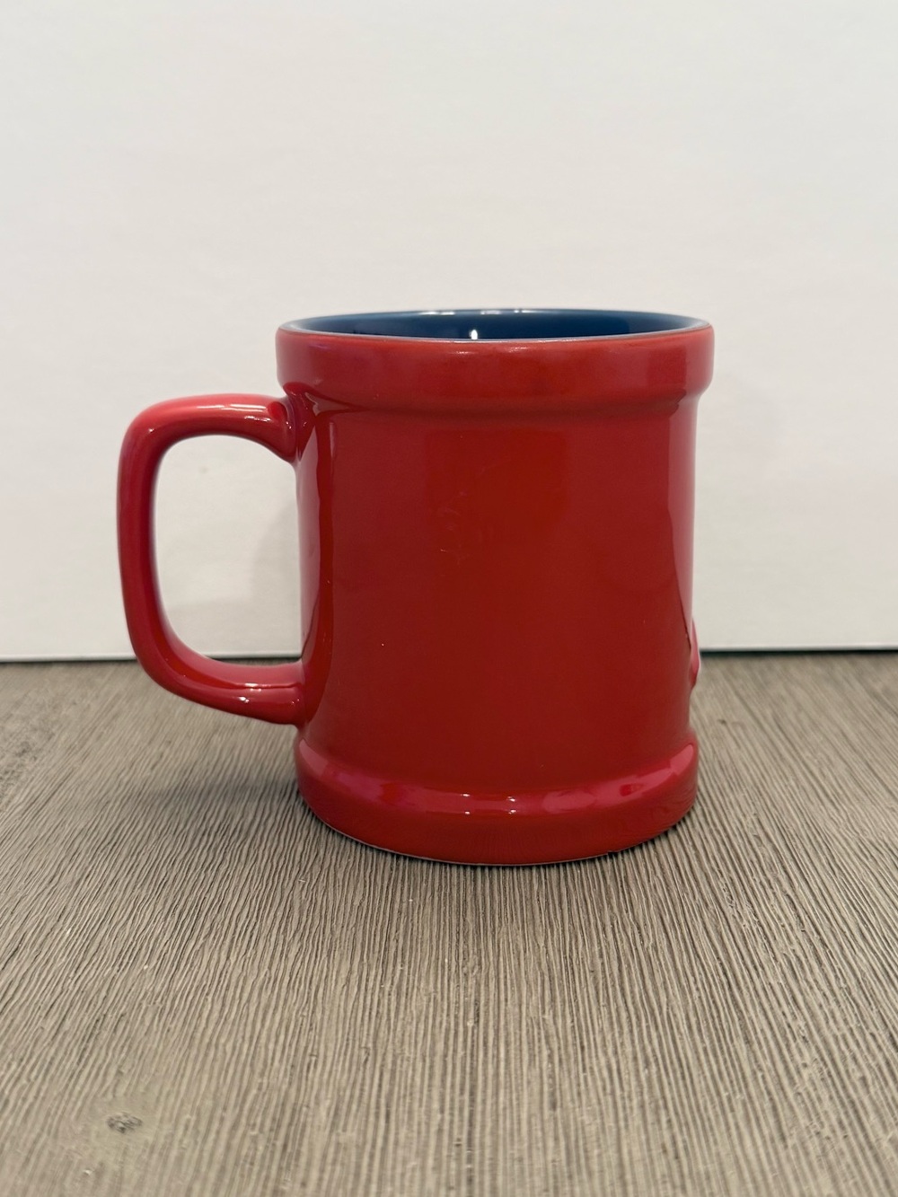 New England Patriots Red Coffee Mug Embossed Logo Official NFL Licensed Fan Gift - Picture 3 of 7